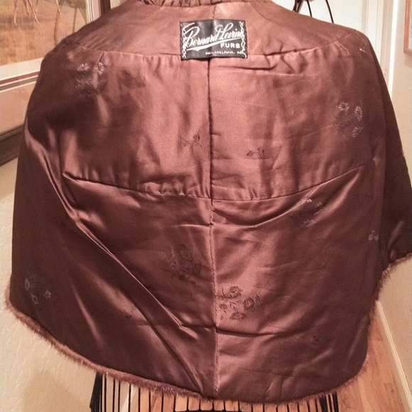 Vintage 1960s Mink Fur Red/Brown Long Stole A- Con - Picture 3 of 8